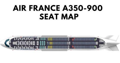 air france seat chart|Seat Map Air France Airbus A350.